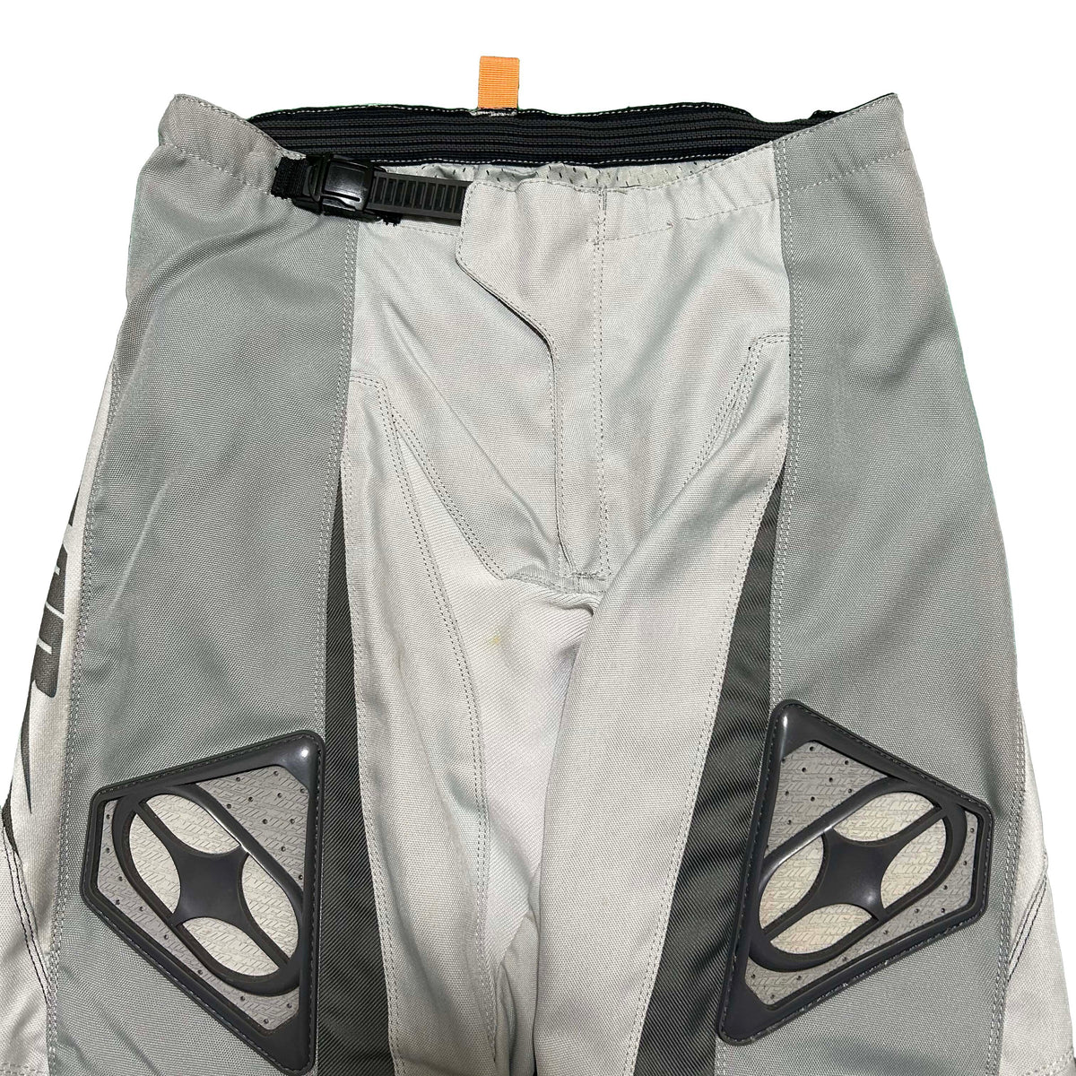 NO FEAR 90s Biker Trousers Light Gray Size 32