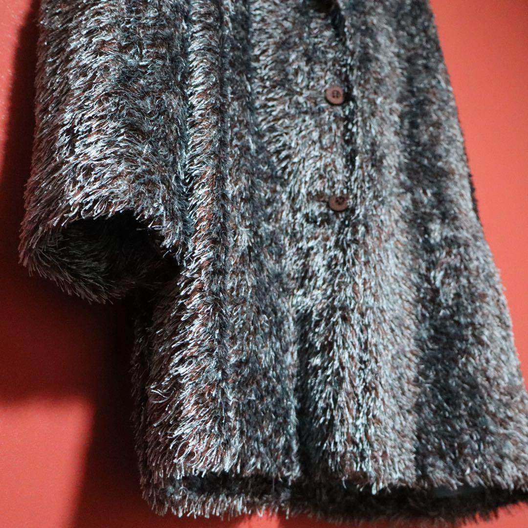 ISSEY MIYAKE 98AW Archive Shaggy Long Coat Size L