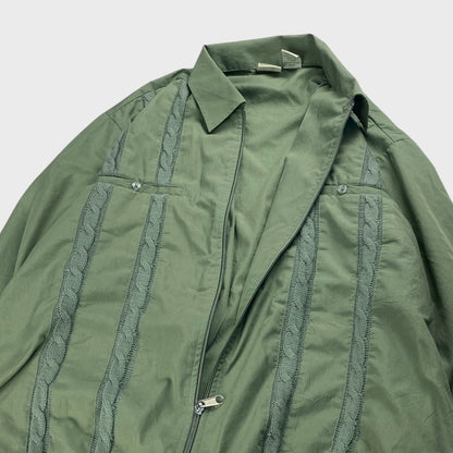 Haband 90s Zip Up Shirt Size L