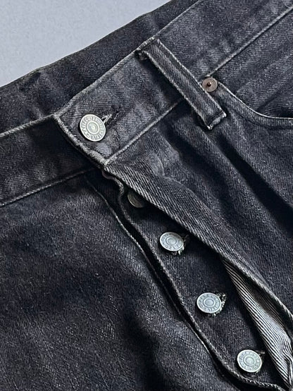 Evisu Black Denim Jeans Size 32