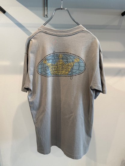 Stussy Vintage 90s-00s graphic print tee Gray Size M