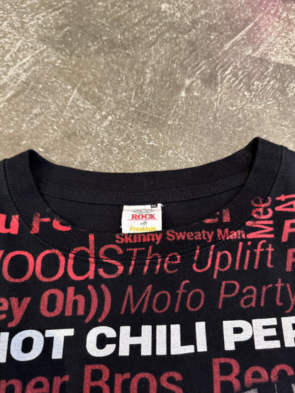 Vintage RED HOT CHILI PEPPERS Bootleg T-Shirt Black Size XXL