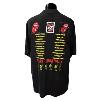 THE ROLLING STONES 90s 1995 Voodoo Tour T-Shirt Size XL