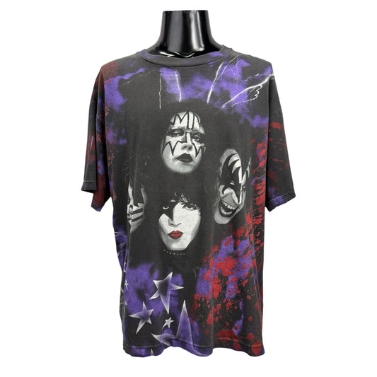 KISS 90s Vintage Alive Worldwide Tour Graphic Size XL