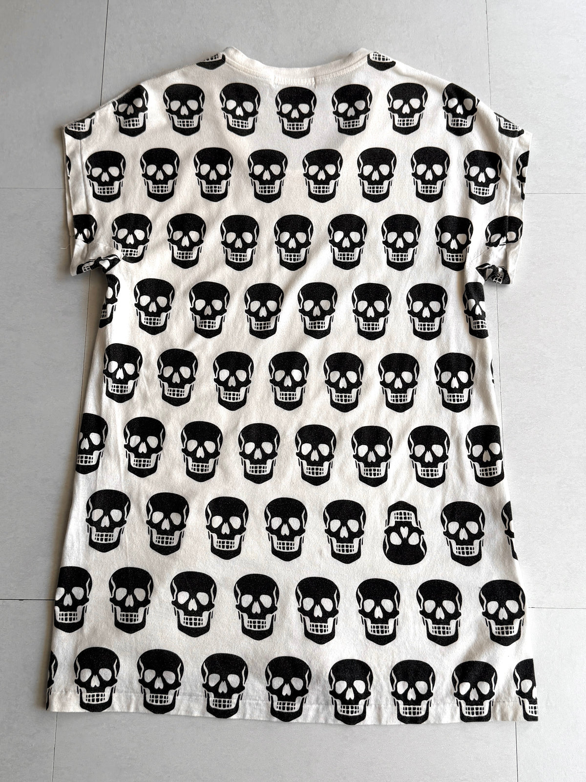 HYSTERIC GLAMOUR Skull Panel Tee Cotton Size FREE