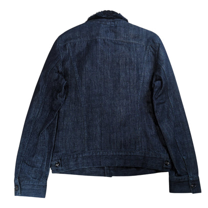 Maison Martin Margiela Fur Collar Denim Lamb Fur Size 46