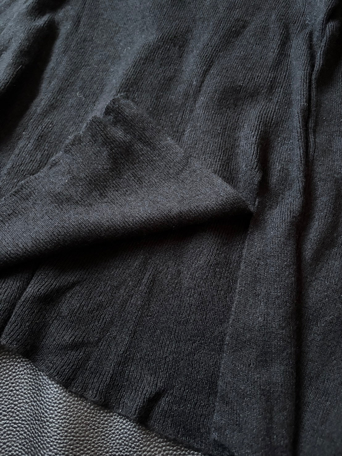 HELMUT LANG AW10 Cashmere Linen Sweater Black Size S