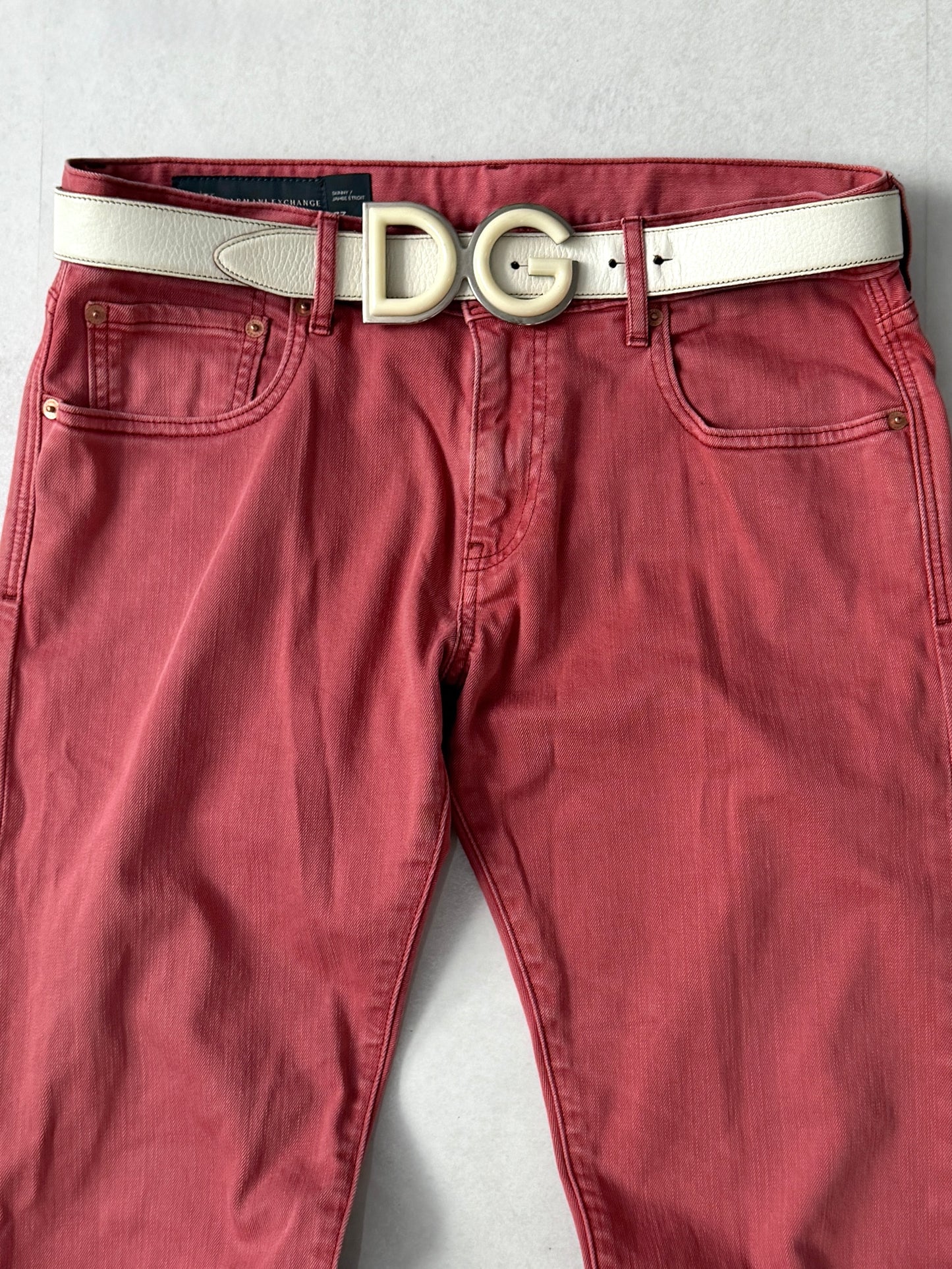 Armani Exchange Red Pants Size 33