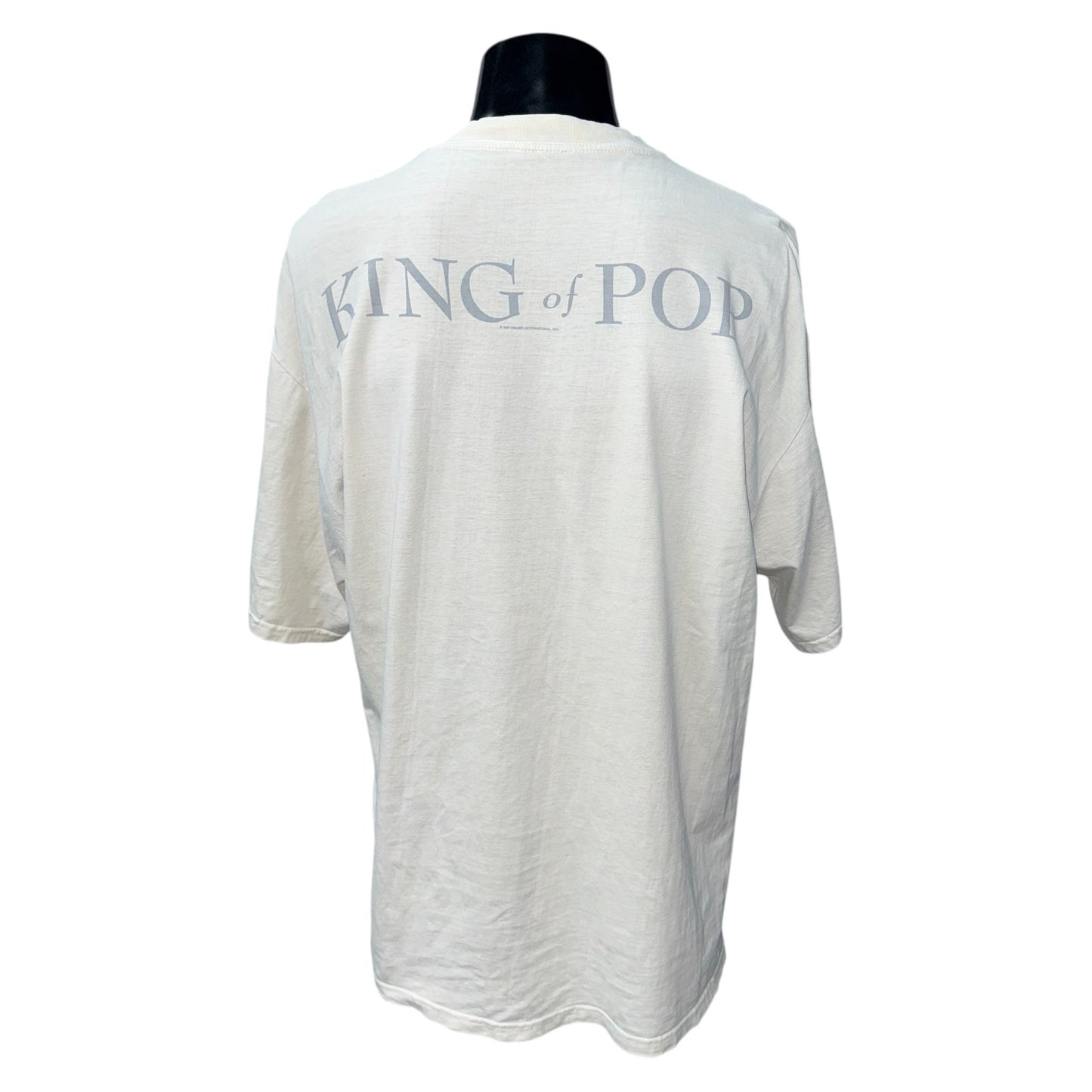 MICHAEL JACKSON 90s King of Pop Vintage T-Shirt Size XL
