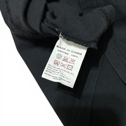 Vintage Stussy 00s Black Ringer Tee Size M