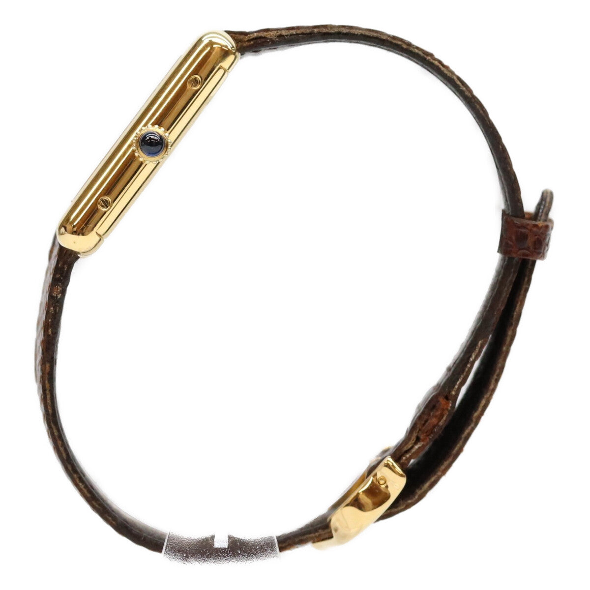 Cartier Mast Tank Vermeil LM Trinity Dial Manual Watch