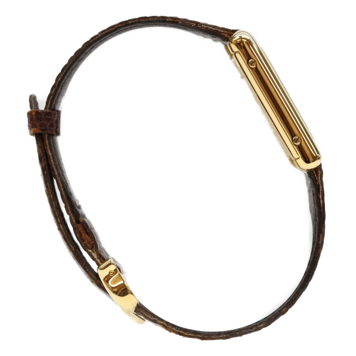 Cartier Mast Tank Vermeil LM Trinity Dial Manual Watch