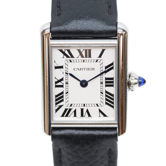 Cartier WSTA0042 Tank Must SM Quartz Watch Silver