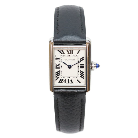 Cartier WSTA0042 Tank Must SM Quartz Watch Silver