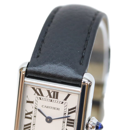 Cartier WSTA0042 Tank Must SM Quartz Watch Silver