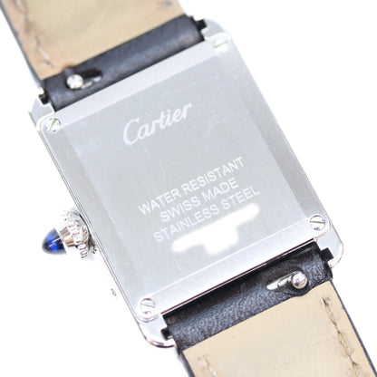 Cartier WSTA0042 Tank Must SM Quartz Watch Silver