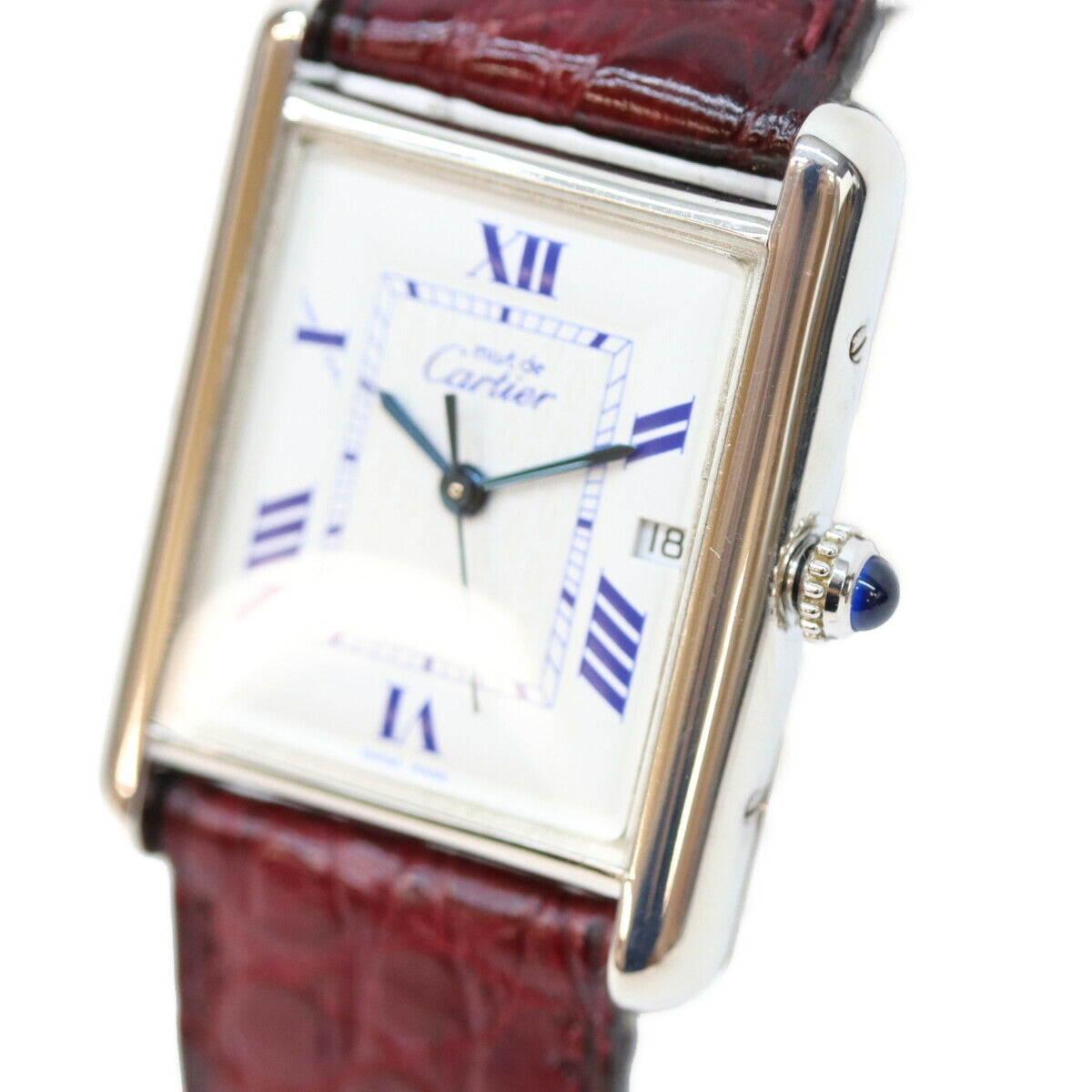 Cartier 99-03 Must Tank GM/XL White Roman Dial Quartz Watch