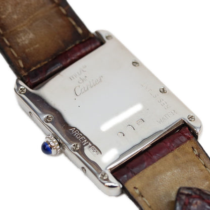 Cartier 99-03 Must Tank GM/XL White Roman Dial Quartz Watch