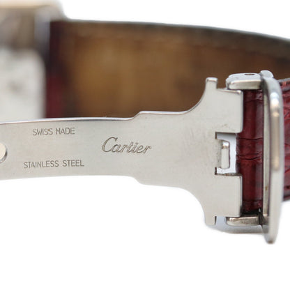 Cartier 99-03 Must Tank GM/XL White Roman Dial Quartz Watch