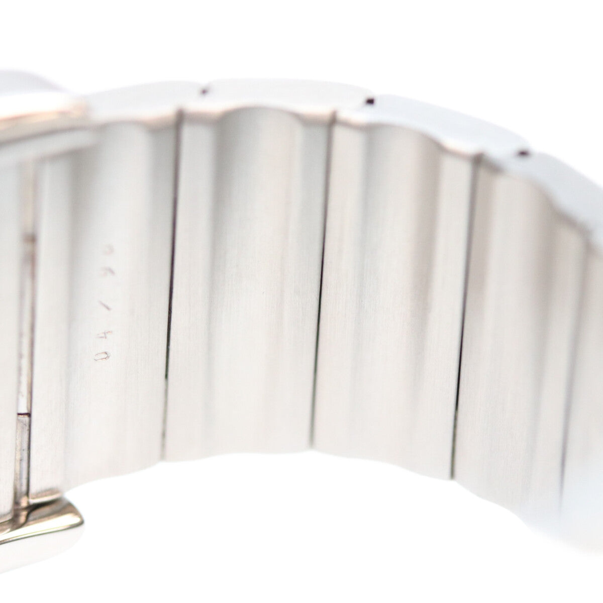 Cartier 80s-90s Santos Galbee LM Quartz Watch Ivory Dial