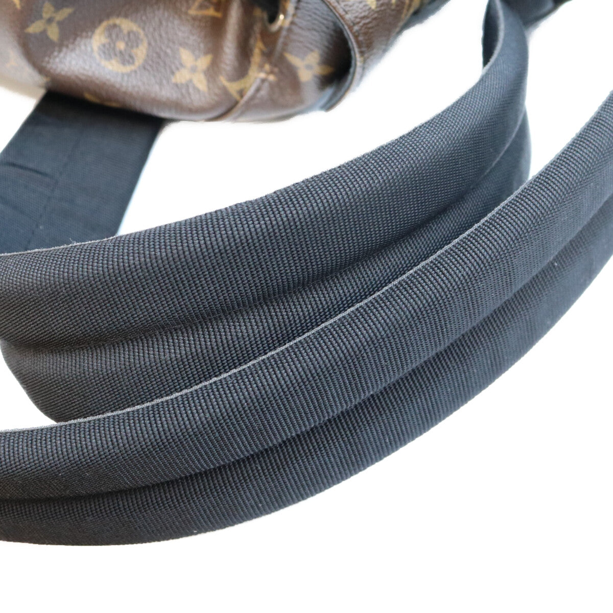 LOUIS VUITTON Monogram Macassar Christopher Backpack Brown