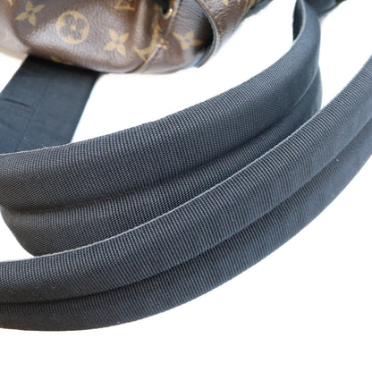 LOUIS VUITTON Monogram Macassar Christopher Backpack Brown