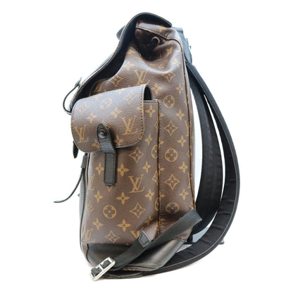 LOUIS VUITTON Monogram Macassar Christopher Backpack Brown