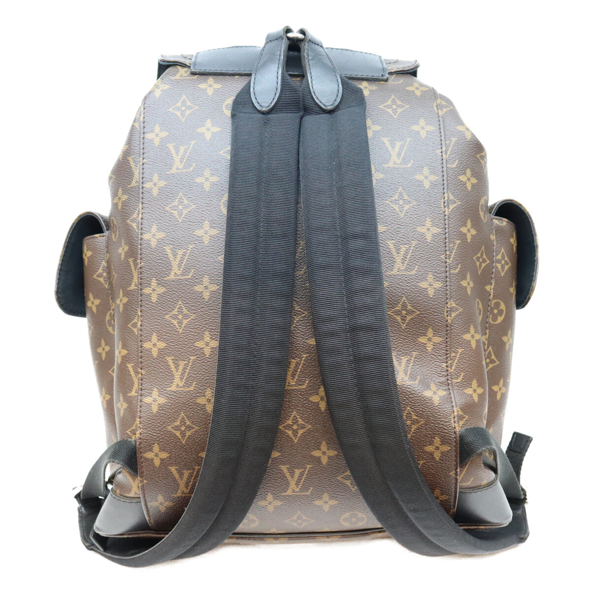 LOUIS VUITTON Monogram Macassar Christopher Backpack Brown
