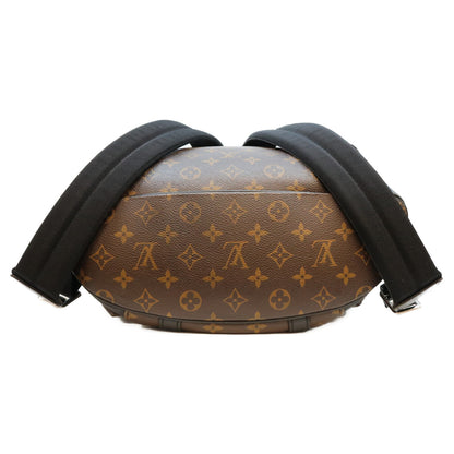 LOUIS VUITTON Monogram Macassar Christopher Backpack Brown