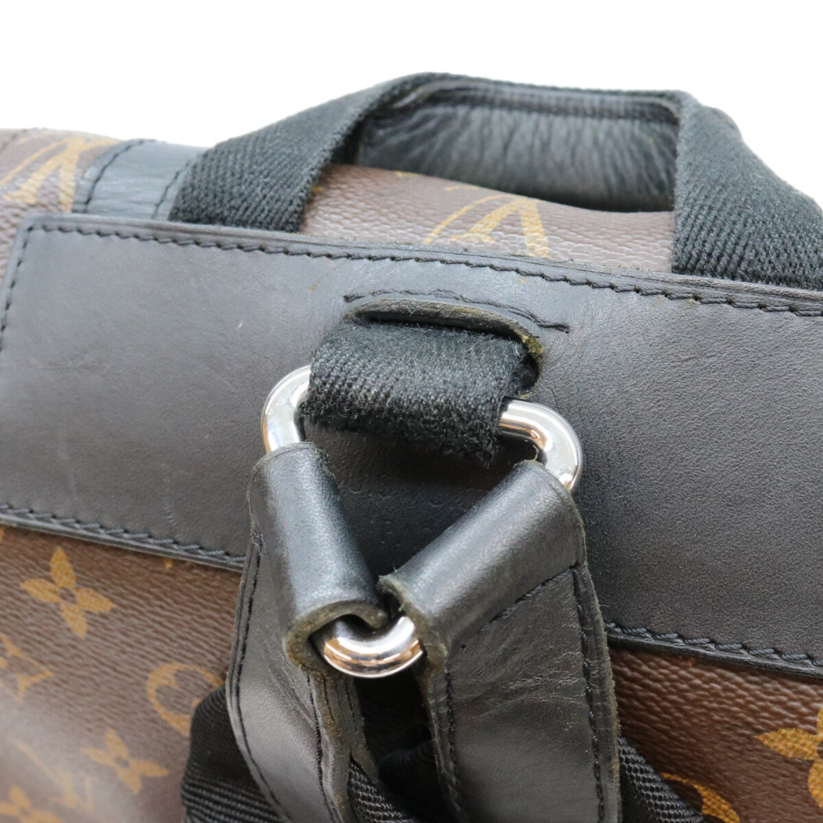 LOUIS VUITTON Monogram Macassar Christopher Backpack Brown
