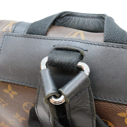 LOUIS VUITTON Monogram Macassar Christopher Backpack Brown