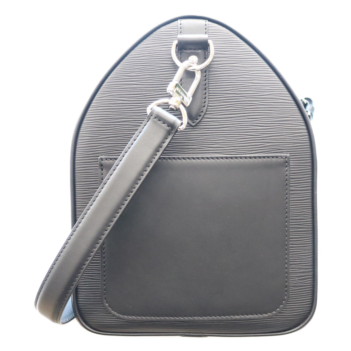 LOUIS VUITTON Epi Keepall Bandouliere 45 Duffle Bag Black