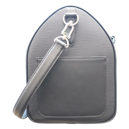 LOUIS VUITTON Epi Keepall Bandouliere 45 Duffle Bag Black