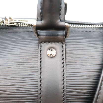 LOUIS VUITTON Epi Keepall Bandouliere 45 Duffle Bag Black