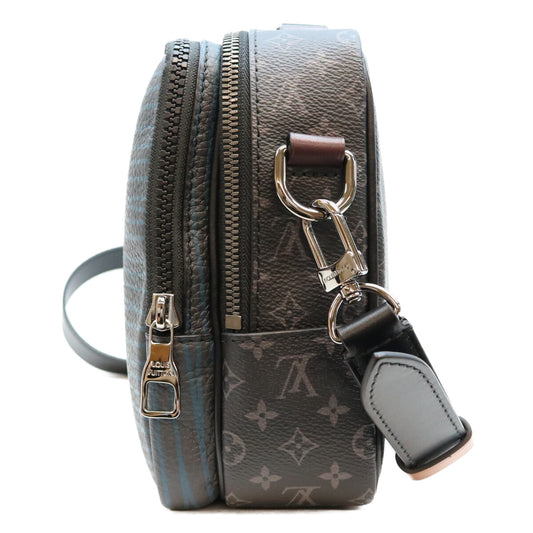 LOUIS VUITTON Monogram Eclipse Messenger Bag Black