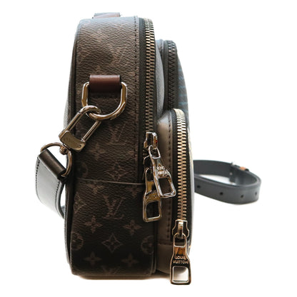 LOUIS VUITTON Monogram Eclipse Messenger Bag Black