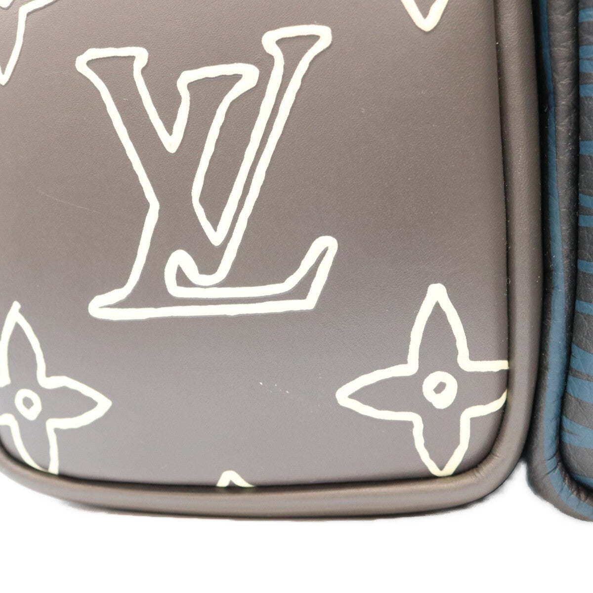 LOUIS VUITTON Monogram Eclipse Messenger Bag Black