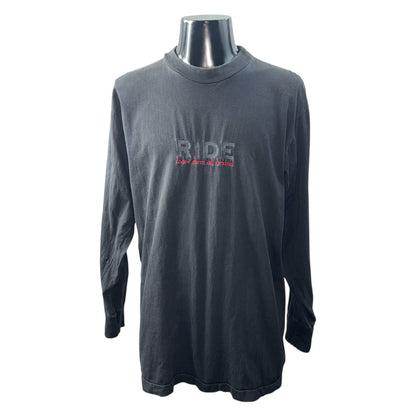 RIDE Leave them all behind Long Sleeve T-Shirt Size XL