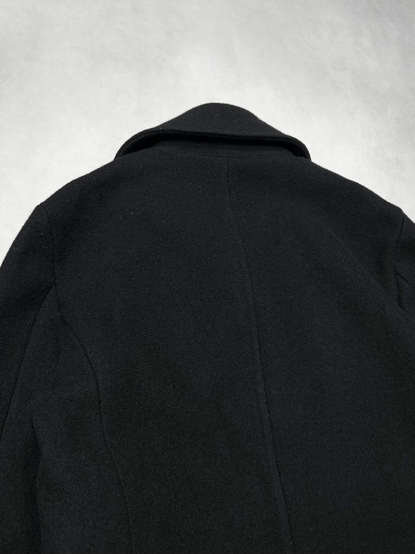 RIPVANWINKLE (FW15) Black Zip Pea Coat Size 3