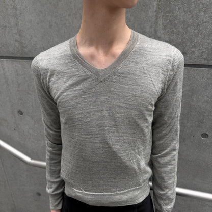 COMME des GAR AW14 V-Neck Knit 100% Wool