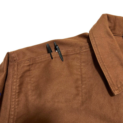 BERNHARD WILLHELM AW18 Cotton Workwear Jacket Brown Size M