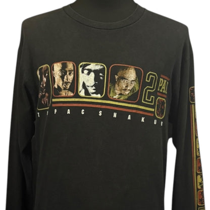 2PAC Long-sleeved T-shirt Black Size L