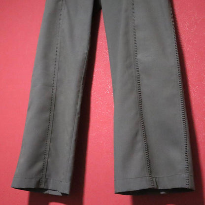 Vintage Pleats Please Green Slit Stitch Pleats Pants Size 1