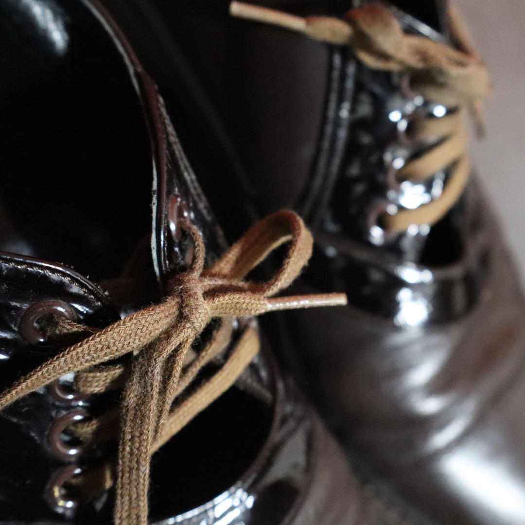 Yohji Yamamoto Y's 80s Nylon Panel No Tongue Boots Size LL