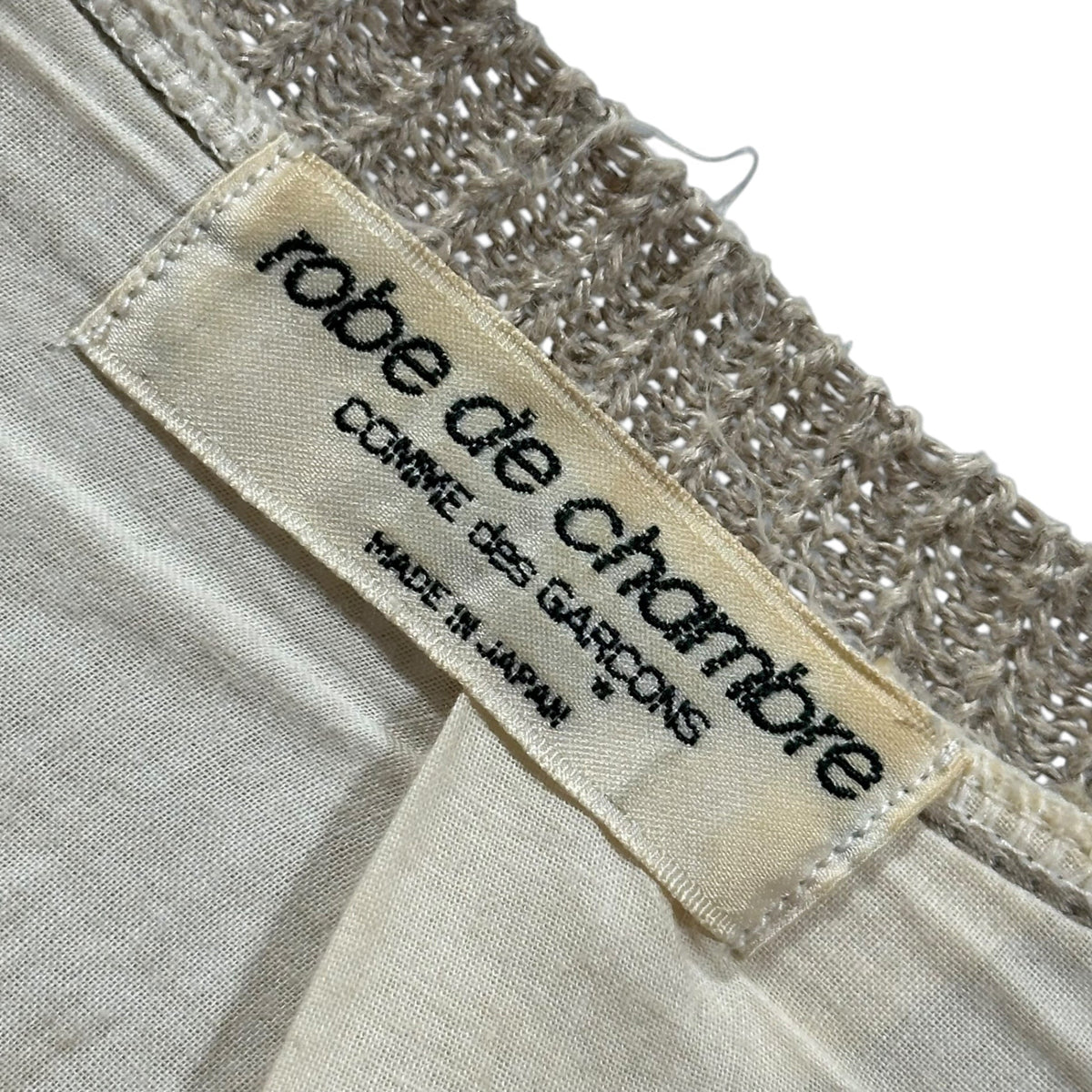 robe de chambre COMME des GARCONS Cardigan Ivory Size FREE