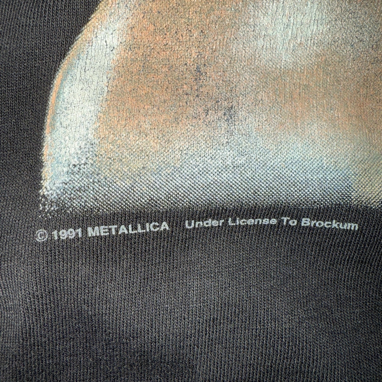 Metallica 90s Enter Sandman Off to Never Land Tour '91-'92 T-Shirt Size L