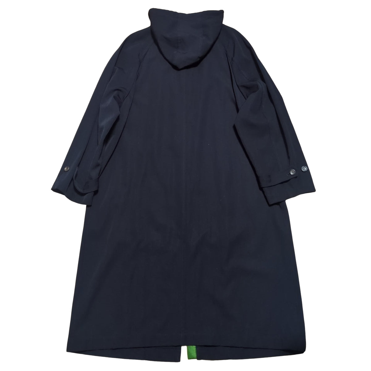 COMME des GARCONS HOMME 96AW Wool Hooded Coat Navy Size M