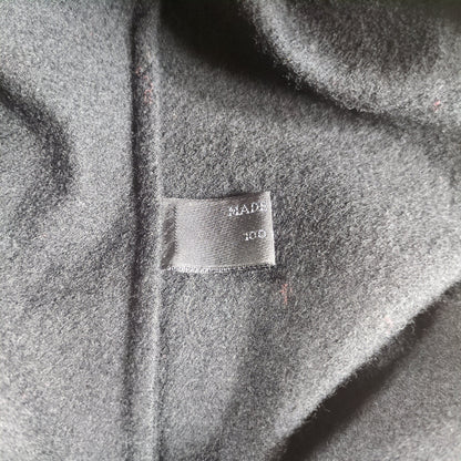 Prada 1990s Flannel Wool No Collar Shirt Size 40