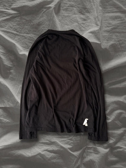COMME des GARCONS SS11 Cotton Back Outside Long Sleeve T-Shirt Size S