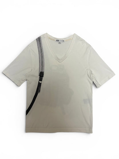 Yohji Yamamoto Y-3 White T-Shirt Size S